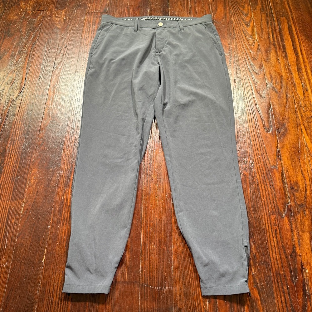 Primo Golf Jogger Pants Mens 34x30 Ash Gray Stretch Performance Athleisure